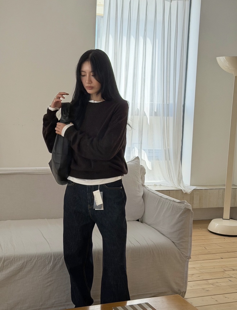 AMY GRACE-A東大門直郵女士新款推薦針織衫不含內搭浣熊AMY GRACE針織衫