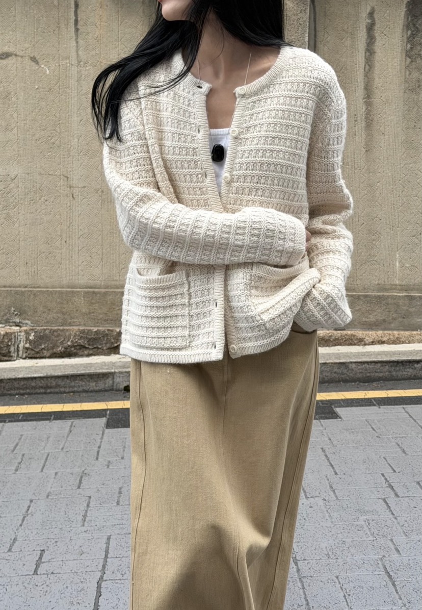 AMY GRACE-A韓國直郵女士新款真品休閑熱賣人氣推薦開衫AMY GRACE開衫