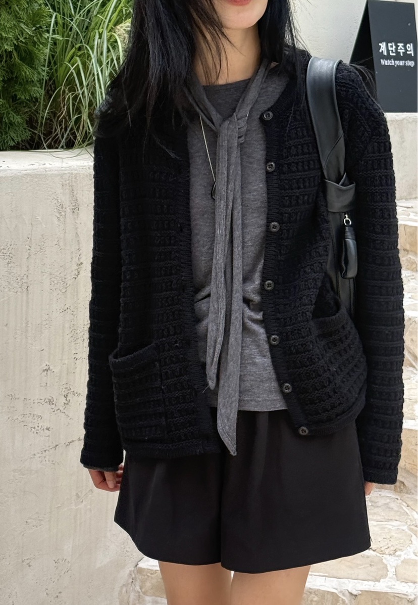 AMY GRACE-A韓國直郵女士新款真品休閑熱賣人氣推薦開衫AMY GRACE開衫