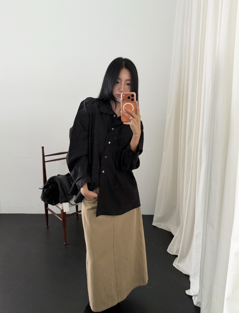 AMY GRACE-A韓國直郵女士新款真品熱賣推薦時尚襯衫蕾絲衫AMY GRACE襯衫/蕾絲衫