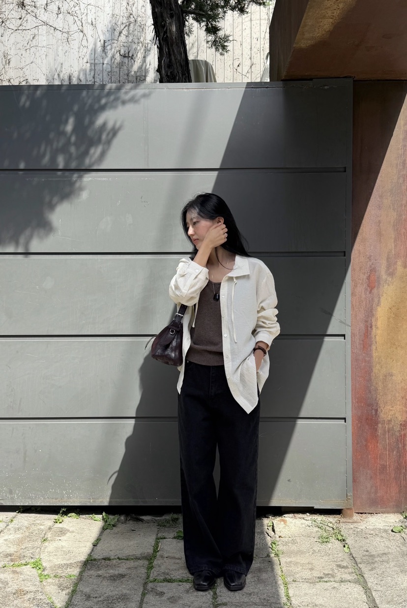 AMY GRACE-A韓國直郵女士新款真品熱賣推薦時尚襯衫蕾絲衫AMY GRACE襯衫/蕾絲衫