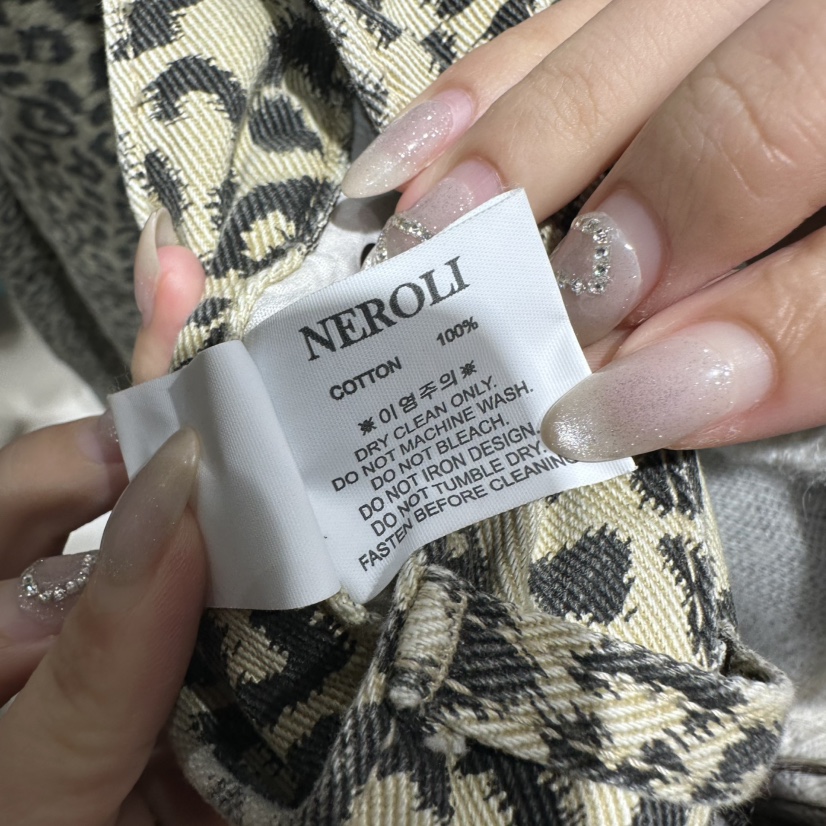 NEROLI 36韓國直郵女士新品真品休閑推薦人氣休閑褲豹紋NEROLI 36休閑褲