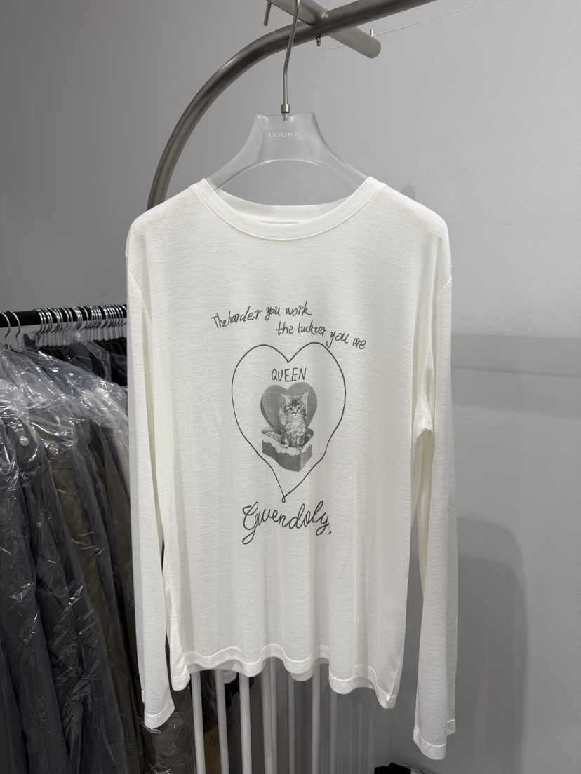 LOOKK/MIMME東大門實拍女裝新品推薦時尚真品休閑長袖T恤LOOKK/MIMME長袖T恤圖色1