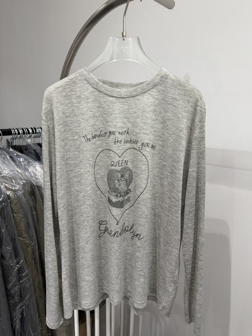 LOOKK/MIMME東大門實拍女裝新品推薦時尚真品休閑長袖T恤LOOKK/MIMME長袖T恤圖色2