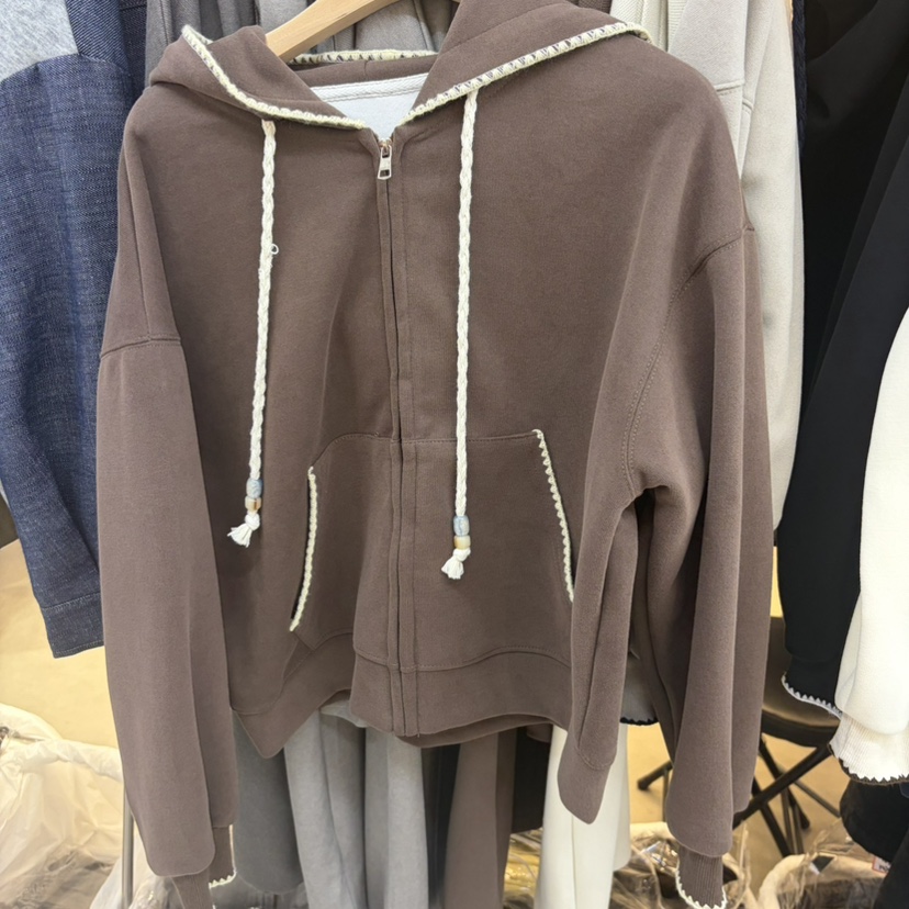 SIMPLE PARK/WMSTORY韓國代購女士新品休閑衛衣連帽衫刺繡WMSTORY/SIMPLE PARK衛衣圖色2
