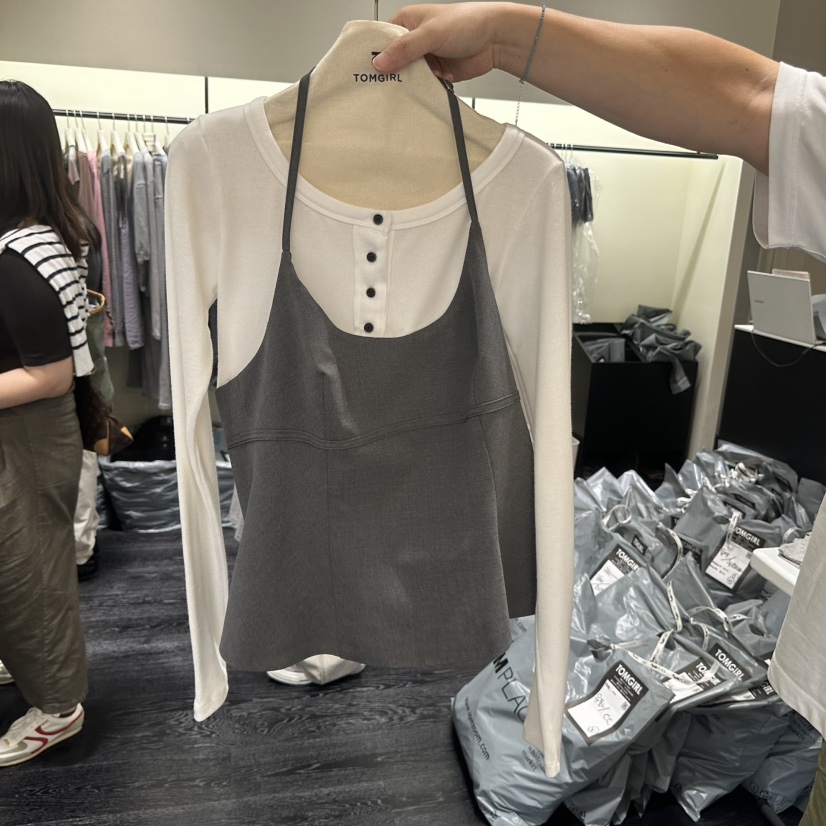 TOMGIRL東大門直郵女裝新品時尚真品人氣吊帶背心不含內搭TOMGIRL吊帶/背心圖色2