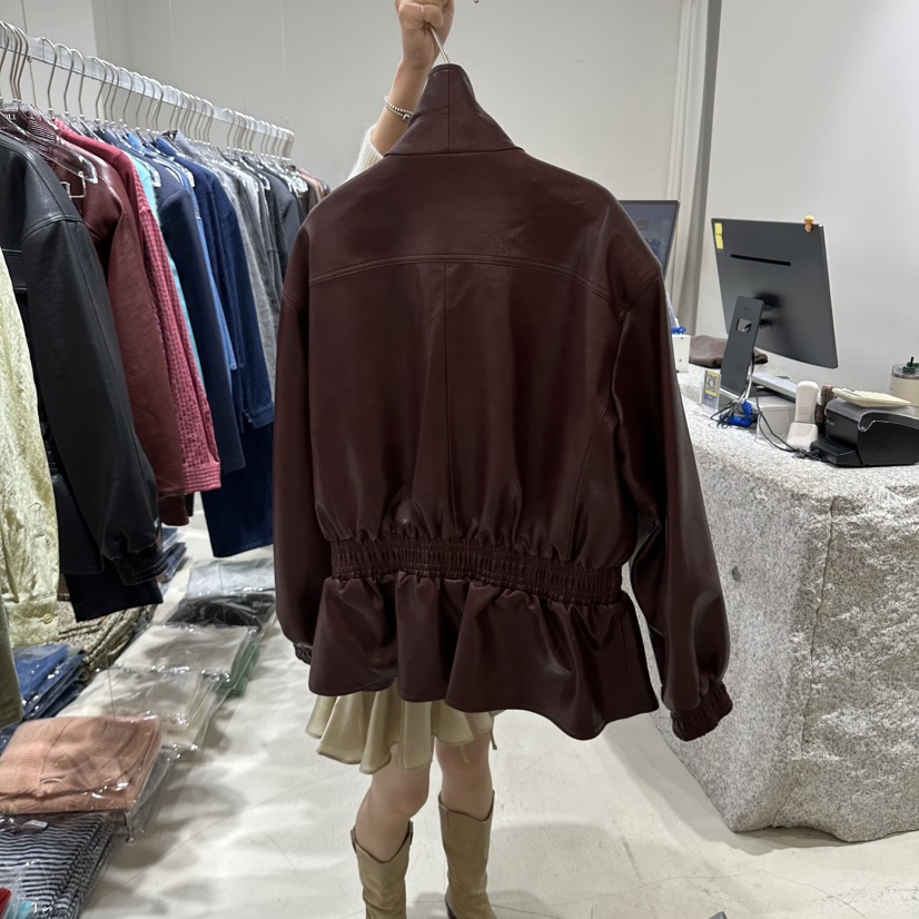 NEROLI 36韓國代購女士新品熱賣時尚休閑推薦真品人氣皮衣NEROLI 36皮衣
