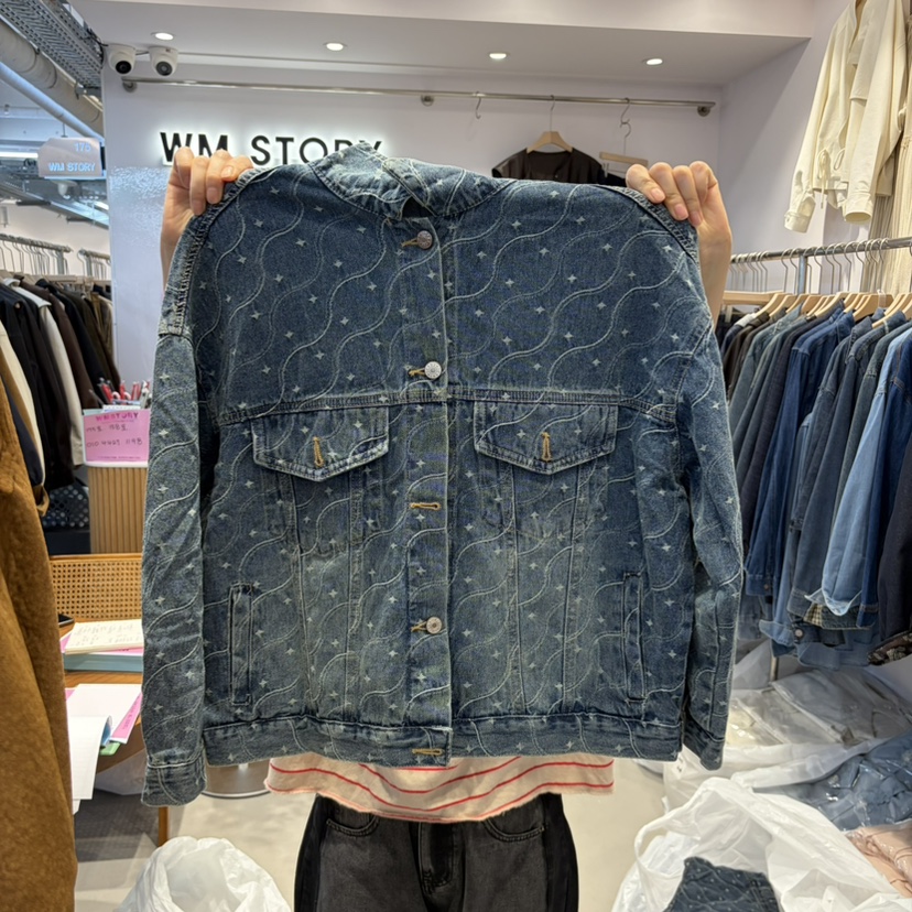 SIMPLE PARK/WMSTORY韓國代購女裝新品時尚真品夾克印花WMSTORY/SIMPLE PARK夾克圖色1