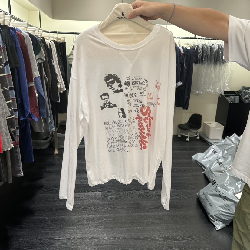 TOMGIRL東大門實拍女士新品真品休閑推薦人氣熱賣長袖T恤TOMGIRL長袖T恤圖色1
