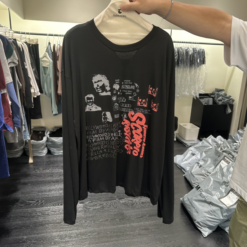 TOMGIRL東大門實拍女士新品真品休閑推薦人氣熱賣長袖T恤TOMGIRL長袖T恤圖色2