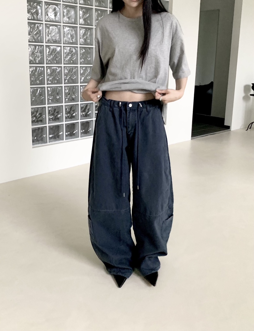 MUYBIEN東大門實拍女裝新品時尚人氣推薦熱賣休閑真品休閑褲MUYBIEN休閑褲
