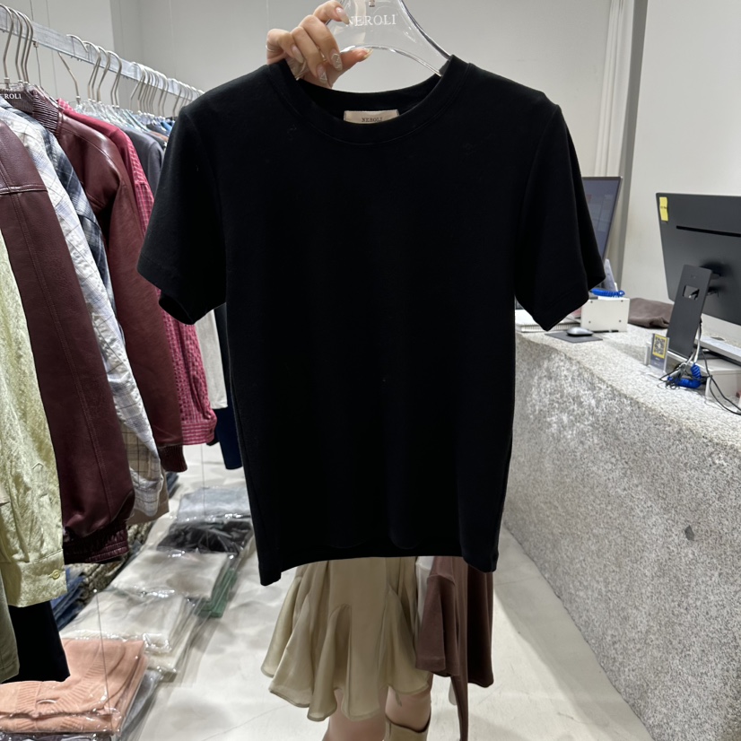 NEROLI 36東大門實拍女裝新款真品人氣時尚休閑推薦熱賣T恤NEROLI 36T恤圖色3黑色