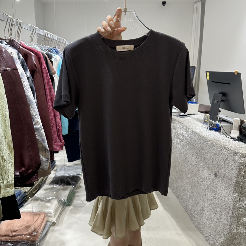 NEROLI 36東大門實拍女裝新款真品人氣時尚休閑推薦熱賣T恤NEROLI 36T恤圖色4墨色
