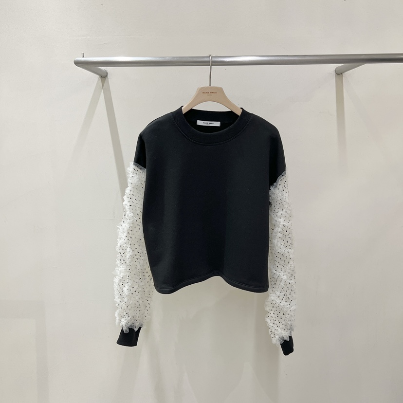 MARIE MARIE韓國代購女士新品休閑推薦時尚人氣真品衛衣MARIE MARIE衛衣圖色2