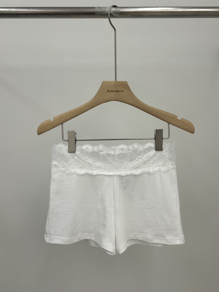 IF YOU SAY SO/PLUM-Q東大門直郵女士新品時尚短褲蕾絲IF YOU SAY SO/PLUM-Q短褲圖色1