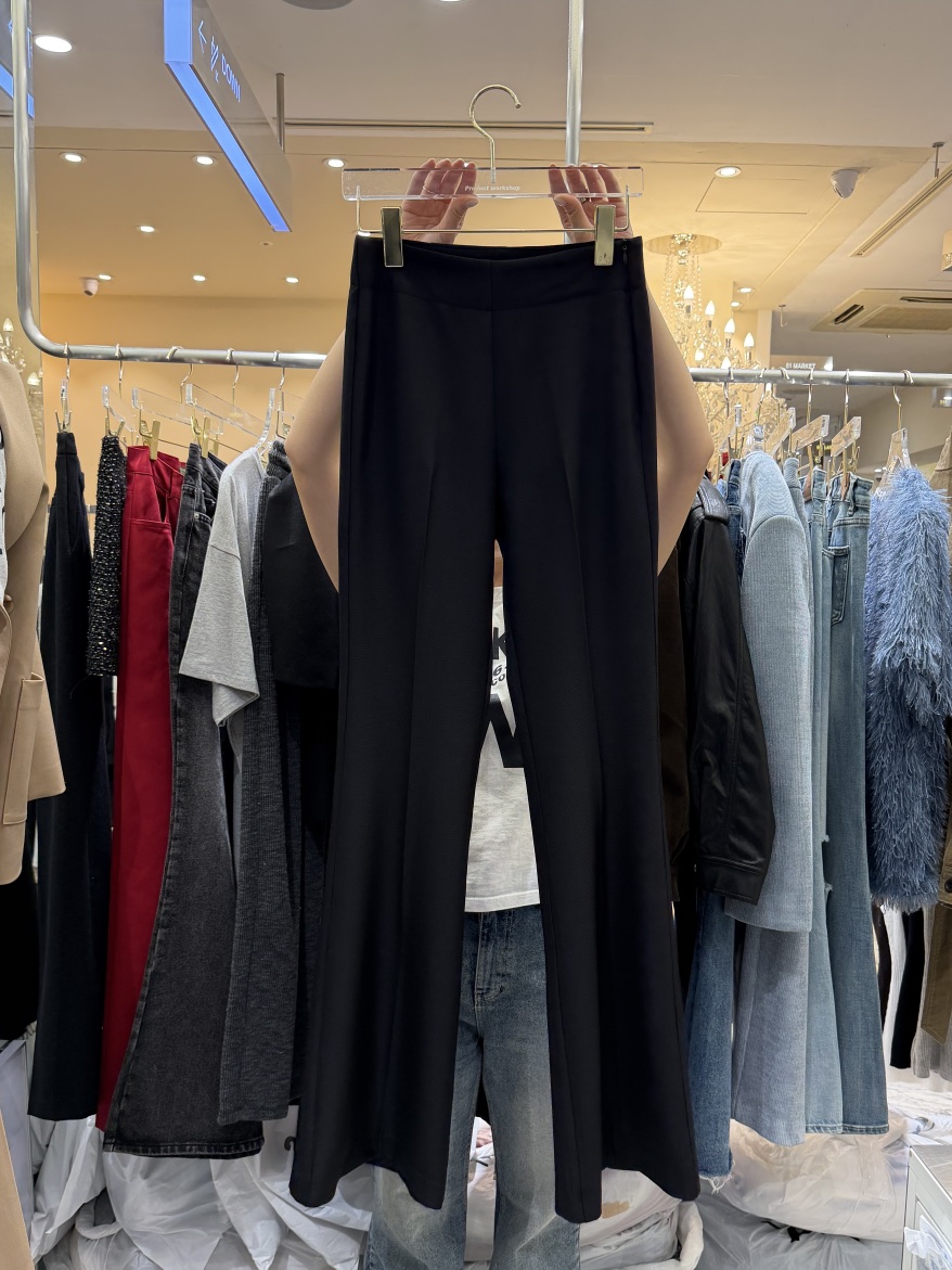 WORK SHOP東大門代購女裝新款推薦時尚人氣熱賣休閑休閑褲Work_shop休閑褲圖色2黑色