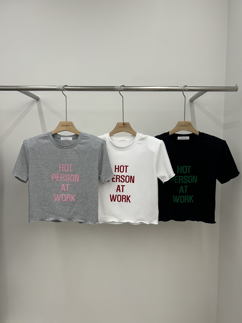 IF YOU SAY SO/PLUM-Q東大門直郵女裝新品熱賣人氣T恤IF YOU SAY SO/PLUM-QT恤