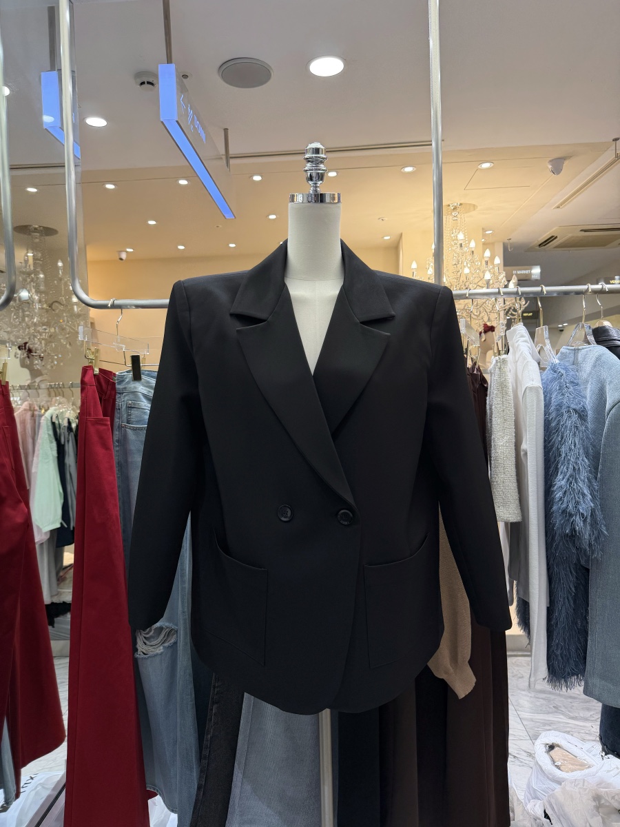 WORK SHOP東大門直郵女裝新款時尚推薦熱賣真品西裝西服Work_shop西裝/西服圖色2黑色