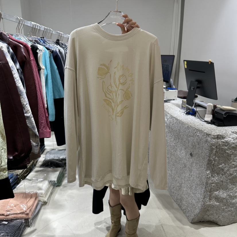 NEROLI 36東大門代購女士新品人氣休閑時尚推薦真品長袖T恤NEROLI 36長袖T恤圖色1