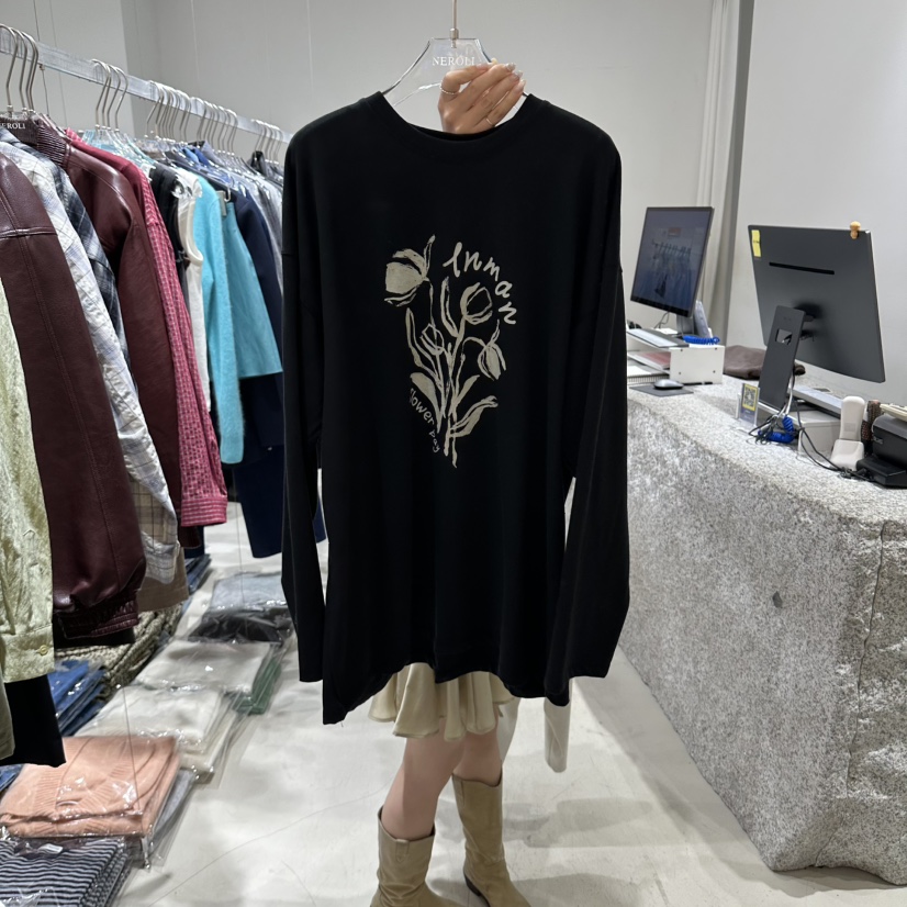 NEROLI 36東大門代購女士新品人氣休閑時尚推薦真品長袖T恤NEROLI 36長袖T恤圖色2
