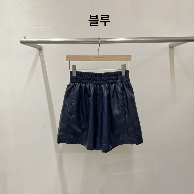 MARIE MARIE韓國直郵女裝新品推薦時尚熱賣人氣休閑短褲MARIE MARIE短褲圖色3藍色