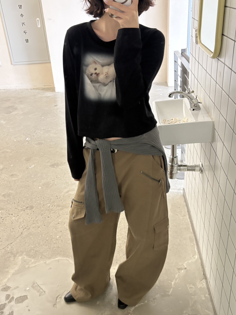 LUMIPLE東大門實拍女士新款時尚推薦休閑真品人氣熱賣休閑褲LUMIPLE休閑褲