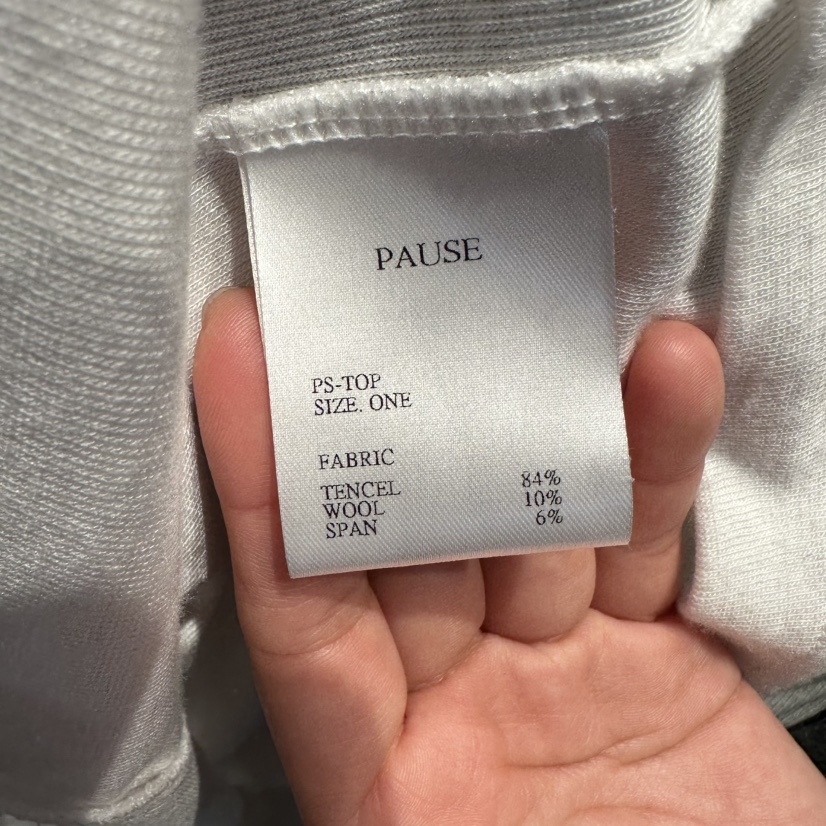 PAUSE韓國直郵女士新款真品推薦熱賣休閑人氣時尚長袖T恤PAUSE長袖T恤