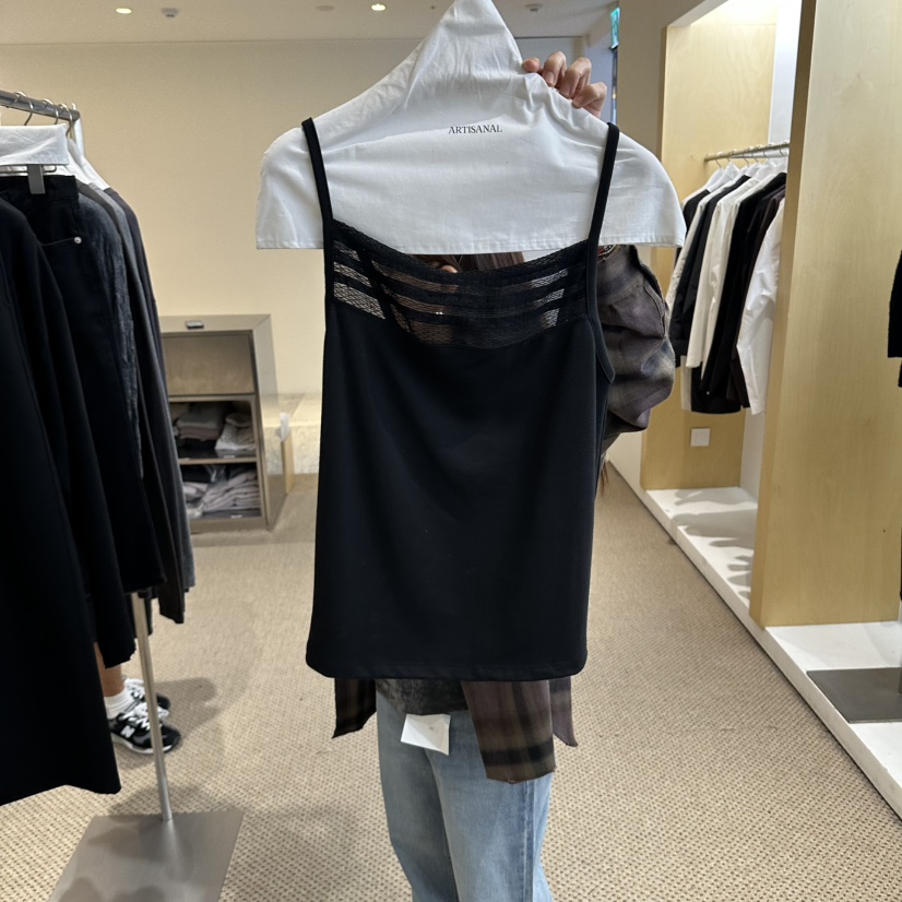 ARTISANAL東大門直郵女裝新款休閑真品時尚吊帶背心透明無袖ARTISANAL吊帶/背心圖色2