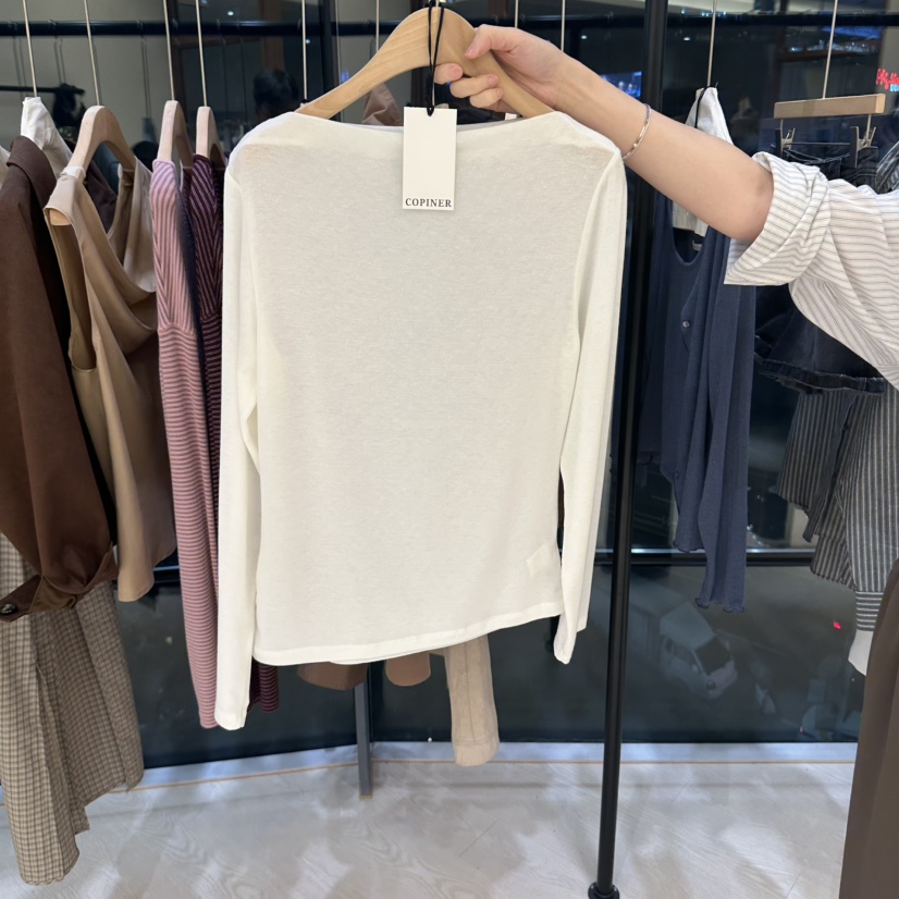 COPINER東大門實拍女裝新款時尚真品休閑推薦人氣長袖T恤COPINER長袖T恤圖色1