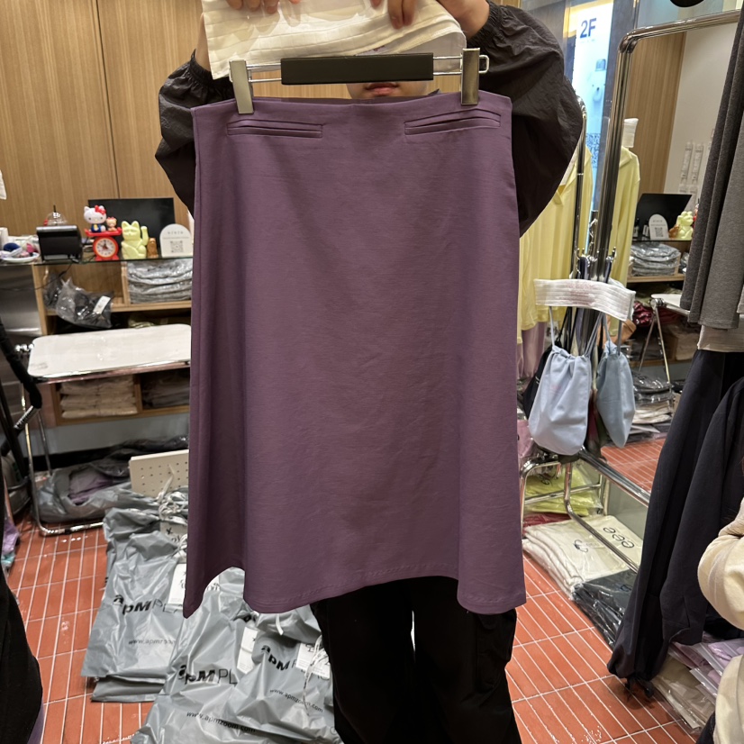 EEE東大門代購女裝新品休閑時尚推薦熱賣人氣半身裙中短裙棉EEE半身裙/中短裙