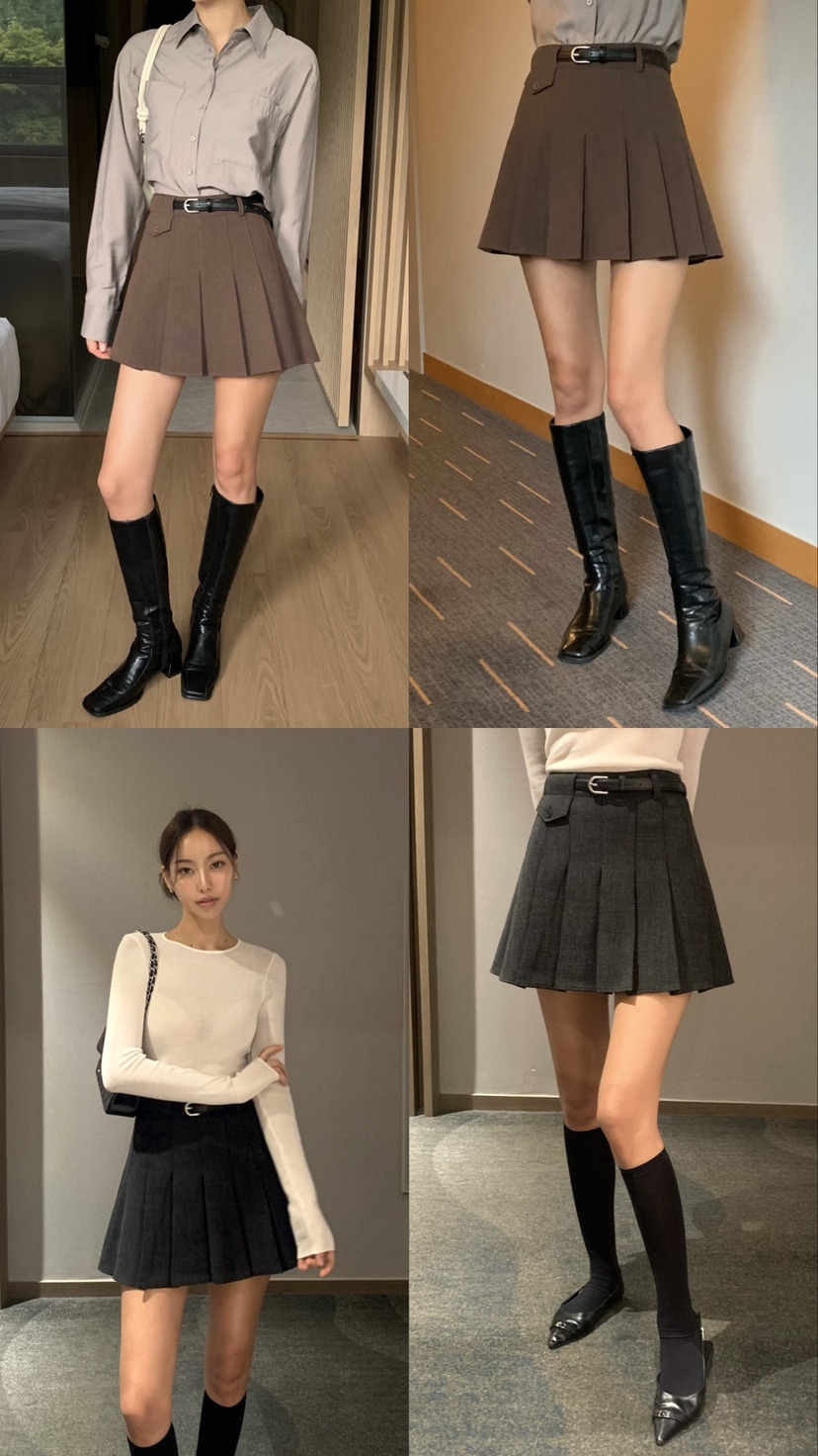 OBSESS東大門直郵女裝新款熱賣推薦時尚真品短裙不含腰帶OBSESS短裙