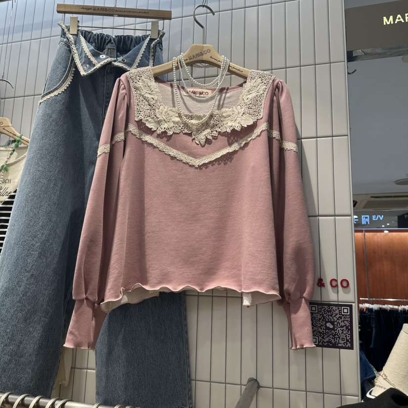 MARI CO韓國直郵女裝新款真品熱賣人氣推薦休閑時尚長袖T恤MARI CO長袖T恤圖色1