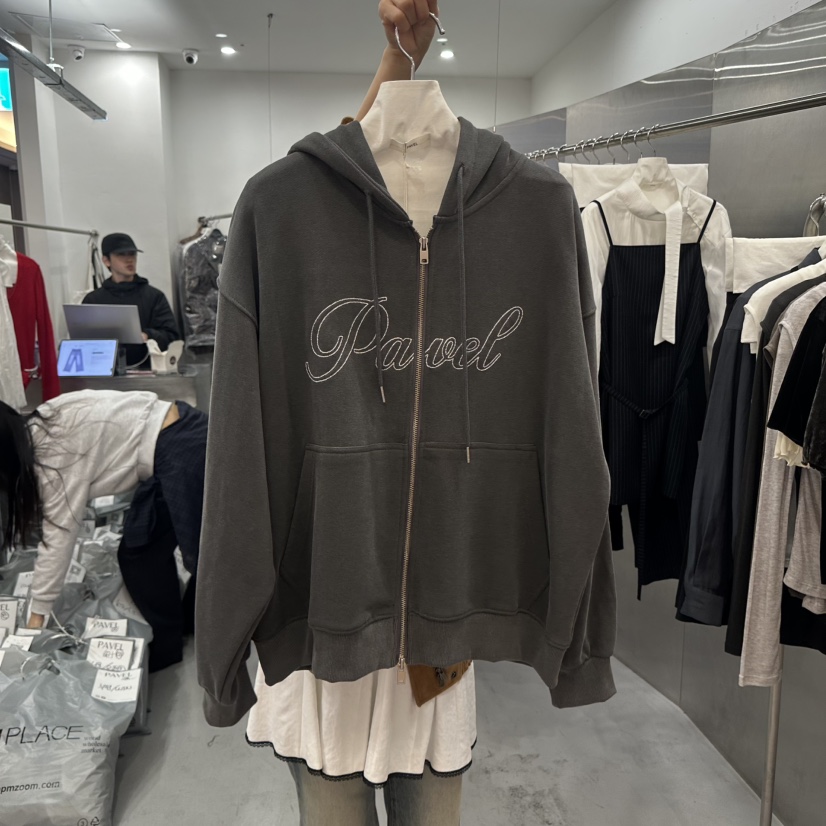 PAVEL韓國直郵女士新品人氣熱賣時尚休閑推薦真品衛衣連帽衫PAVEL衛衣圖色3