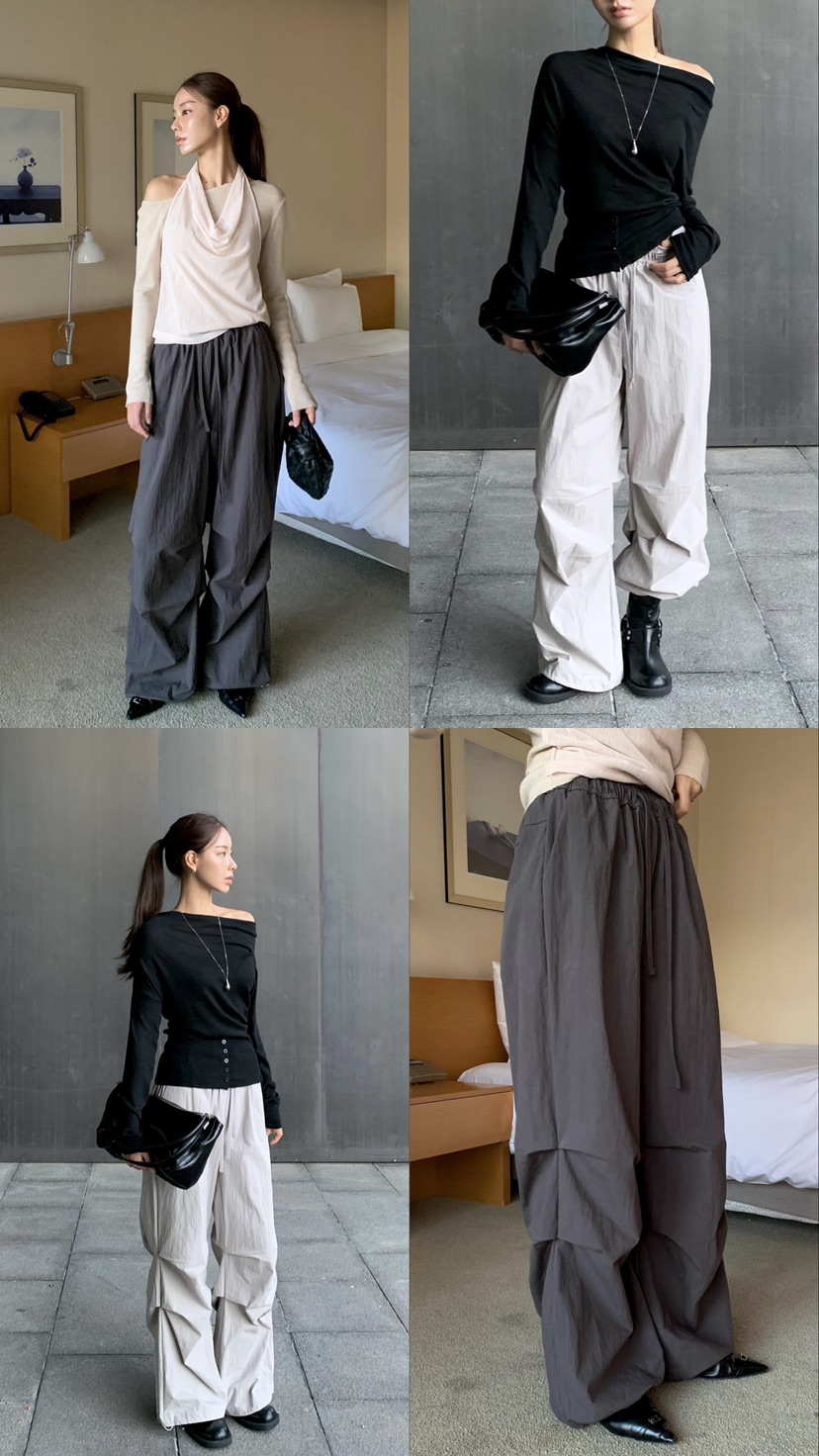 OBSESS韓國代購女士新款熱賣推薦真品時尚休閑人氣休閑褲OBSESS休閑褲
