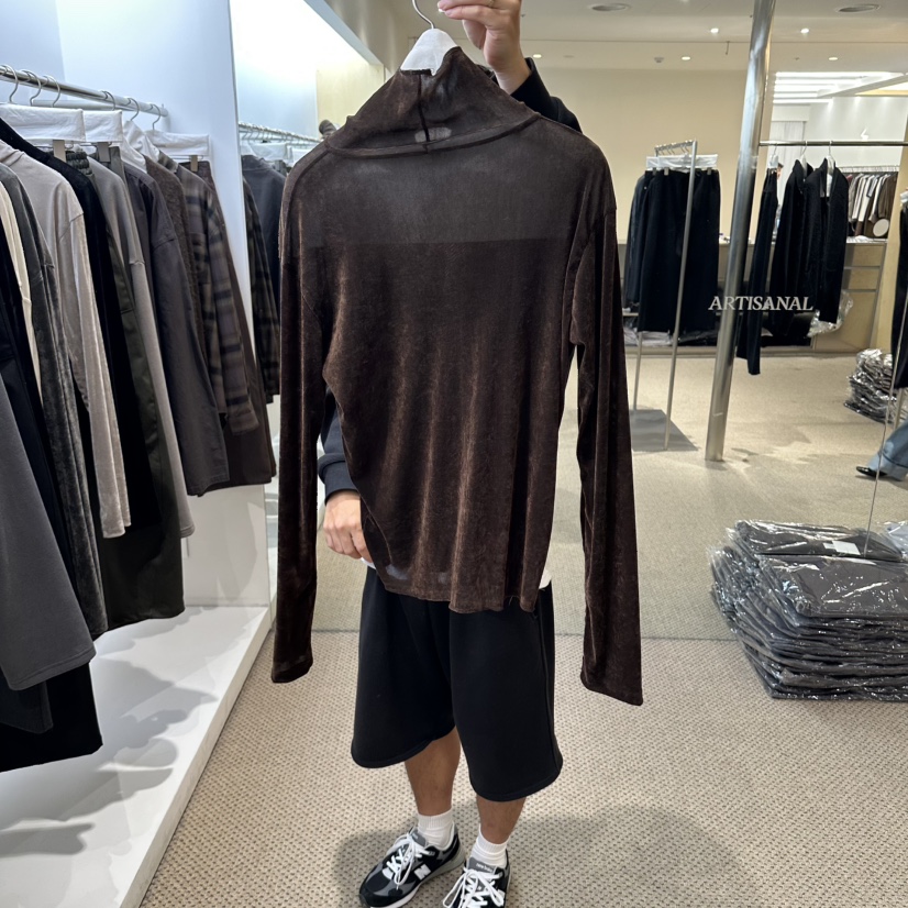 ARTISANAL東大門代購女士新品人氣真品推薦長袖T恤天鵝絨ARTISANAL長袖T恤