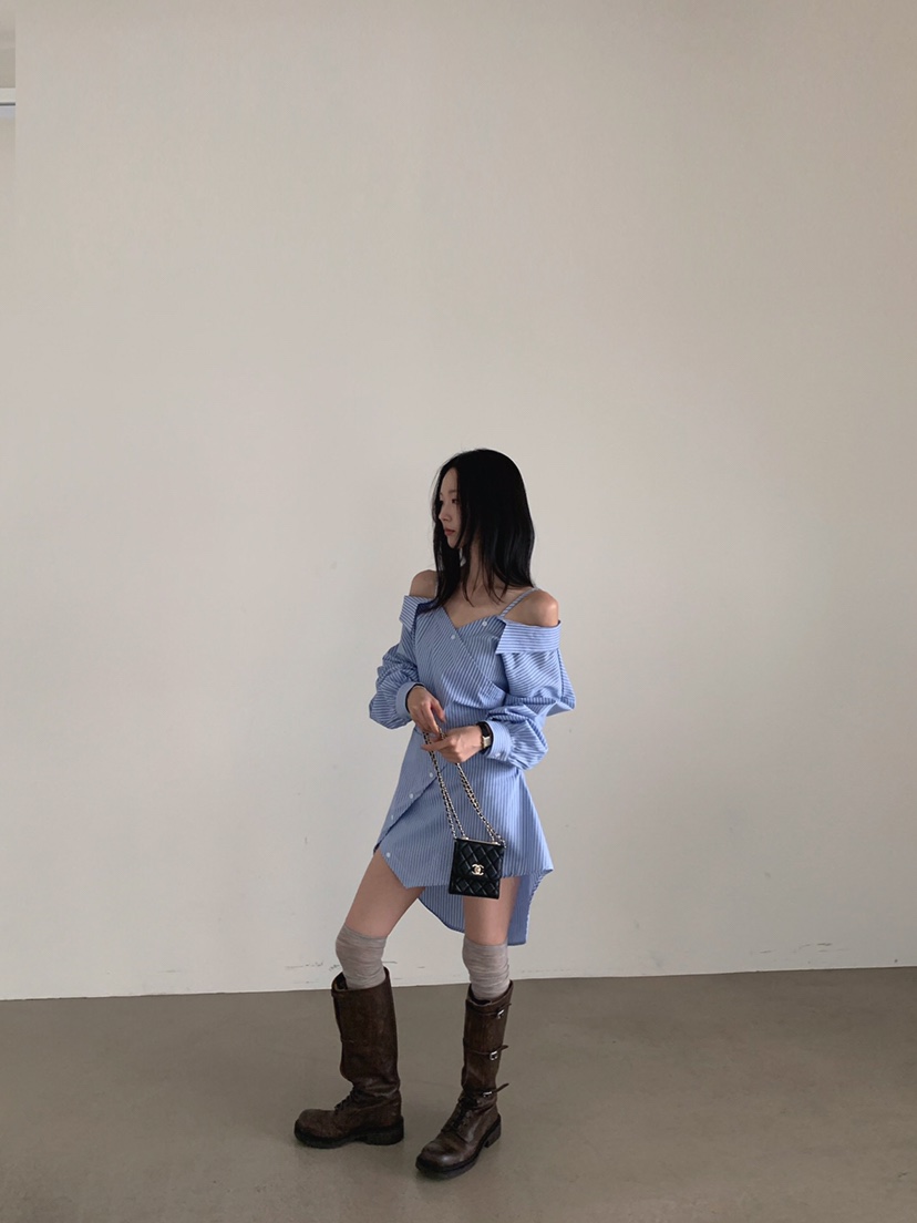 VERANDA韓國直郵女士新品熱賣休閑人氣真品推薦時尚連衣裙VERANDA連衣裙