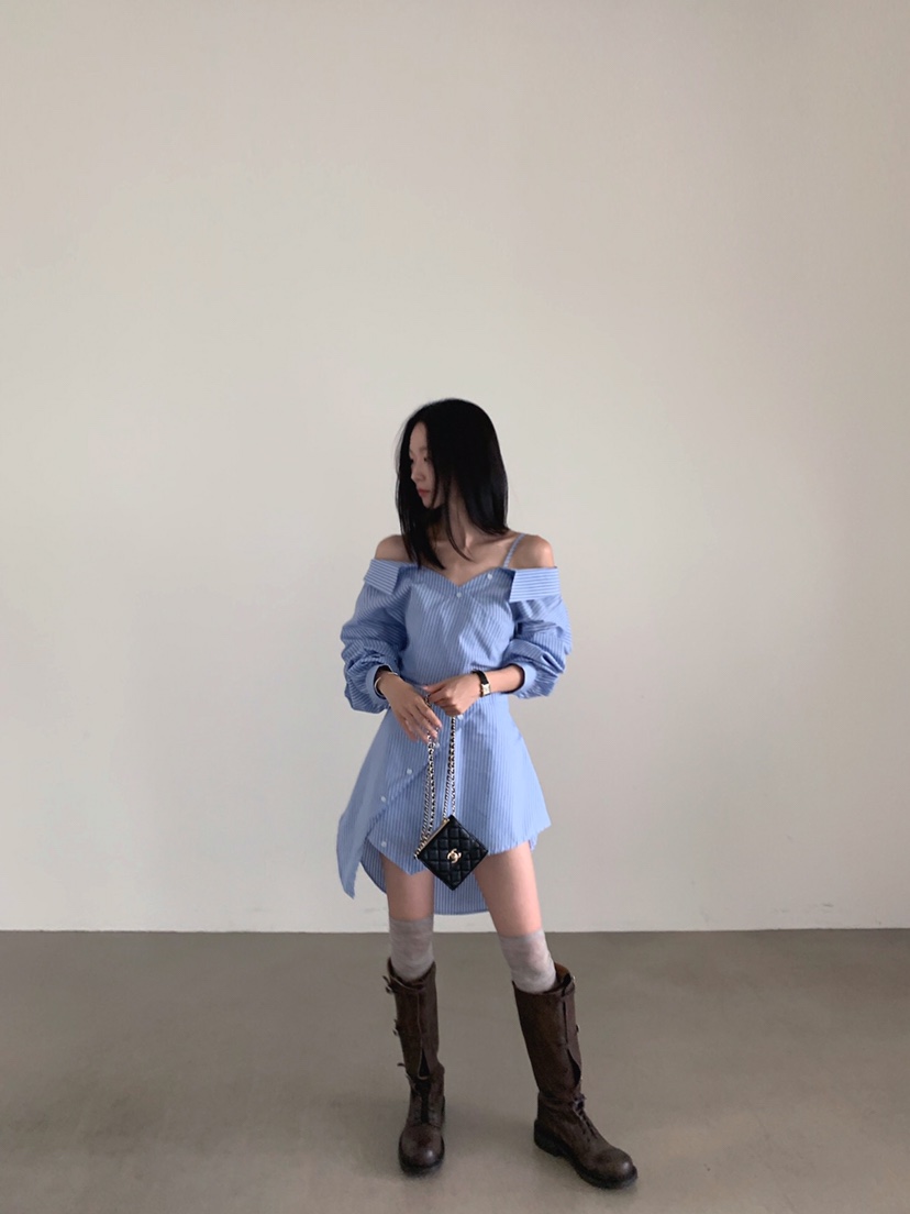 VERANDA韓國直郵女士新品熱賣休閑人氣真品推薦時尚連衣裙VERANDA連衣裙