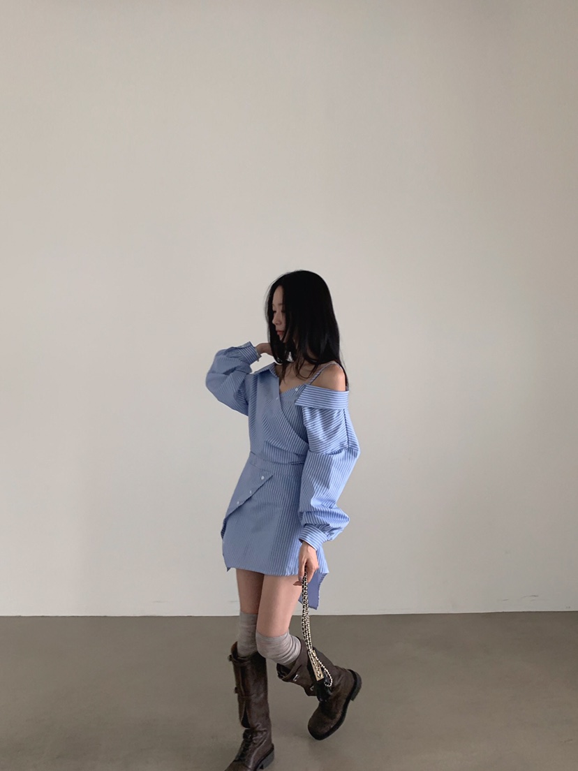 VERANDA韓國直郵女士新品熱賣休閑人氣真品推薦時尚連衣裙VERANDA連衣裙