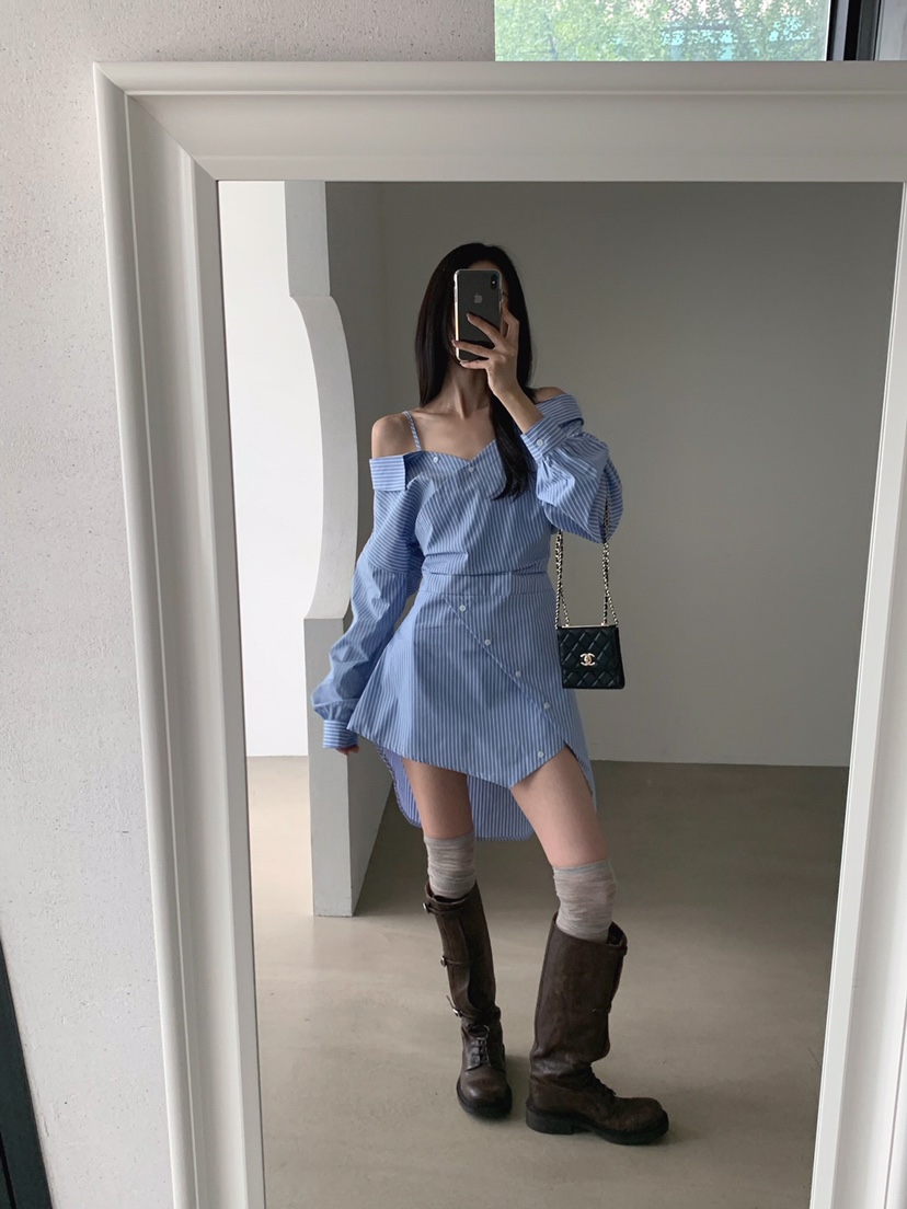 VERANDA韓國直郵女士新品熱賣休閑人氣真品推薦時尚連衣裙VERANDA連衣裙