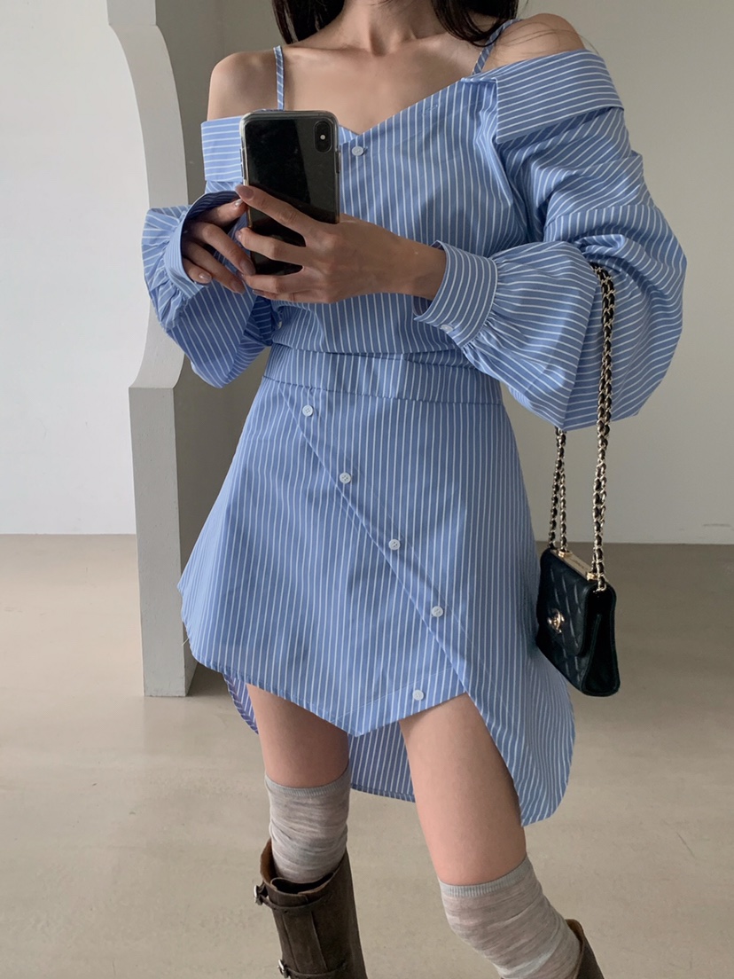 VERANDA韓國直郵女士新品熱賣休閑人氣真品推薦時尚連衣裙VERANDA連衣裙
