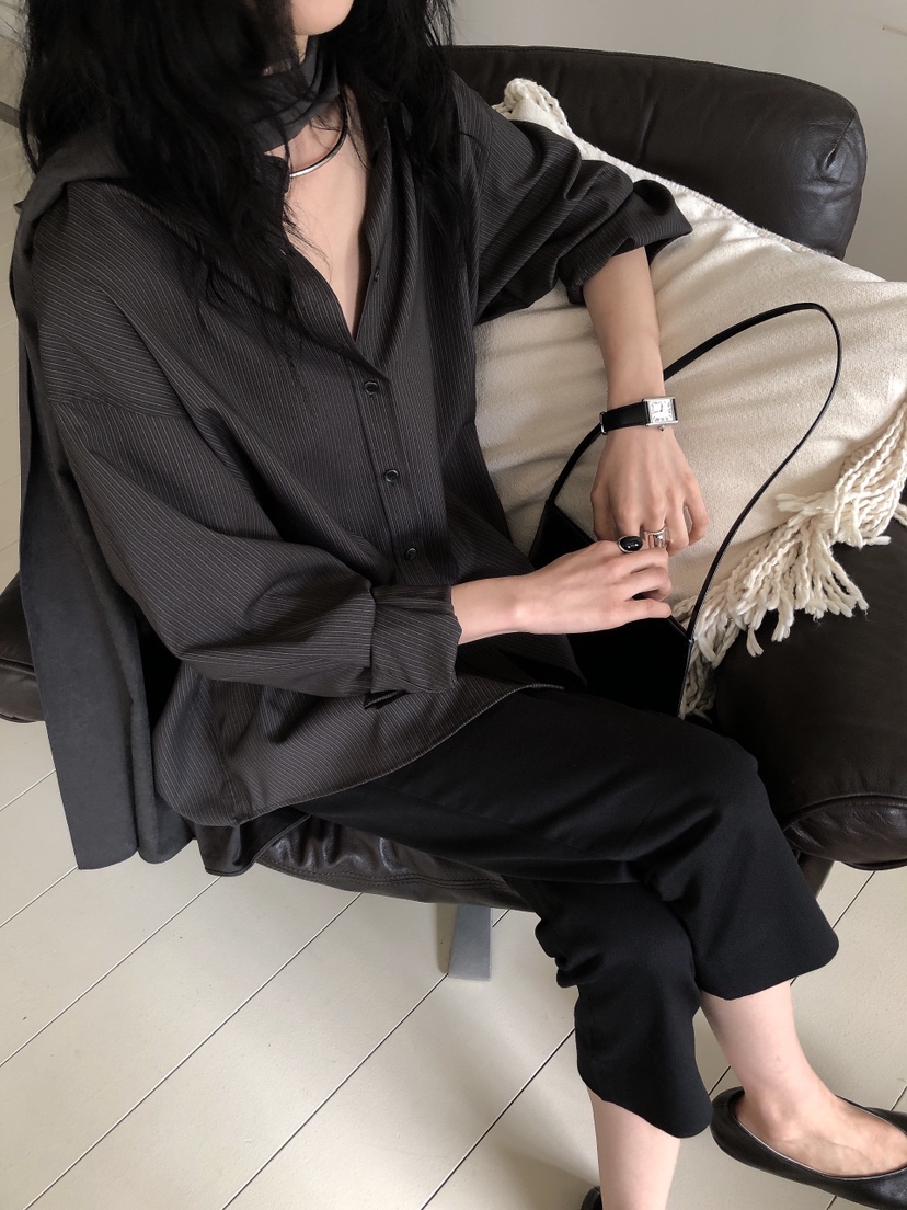 LE BUTTER韓國直郵女裝新款熱賣人氣休閑時尚襯衫蕾絲衫LE BUTTER襯衫/蕾絲衫