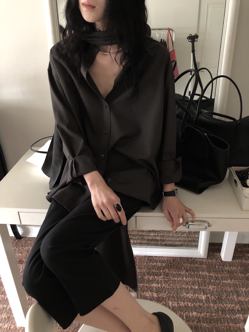 LE BUTTER韓國直郵女裝新款熱賣人氣休閑時尚襯衫蕾絲衫LE BUTTER襯衫/蕾絲衫