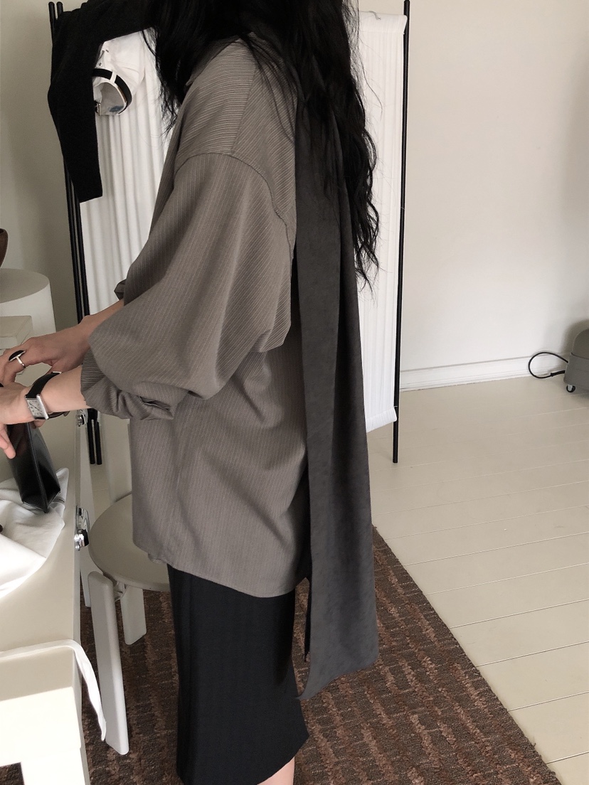 LE BUTTER韓國直郵女裝新款熱賣人氣休閑時尚襯衫蕾絲衫LE BUTTER襯衫/蕾絲衫