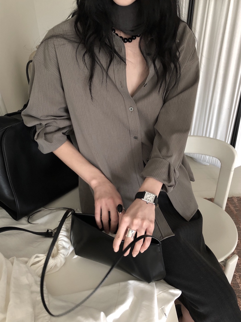 LE BUTTER韓國直郵女裝新款熱賣人氣休閑時尚襯衫蕾絲衫LE BUTTER襯衫/蕾絲衫