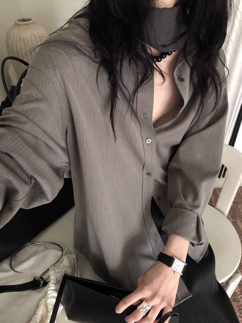LE BUTTER韓國直郵女裝新款熱賣人氣休閑時尚襯衫蕾絲衫LE BUTTER襯衫/蕾絲衫