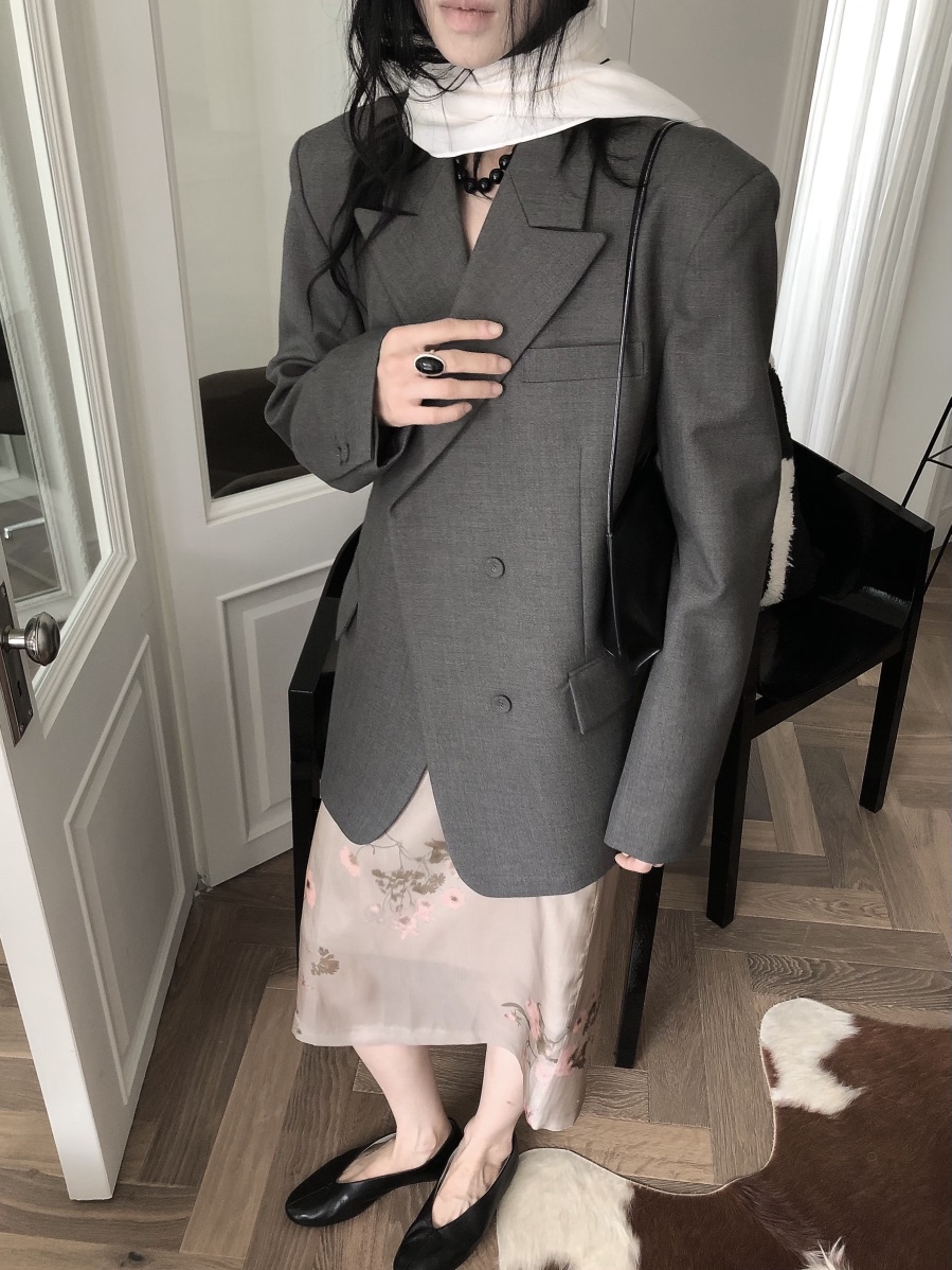 LE BUTTER韓國代購女裝新款休閑時尚熱賣西裝西服不含圍巾LE BUTTER西裝/西服