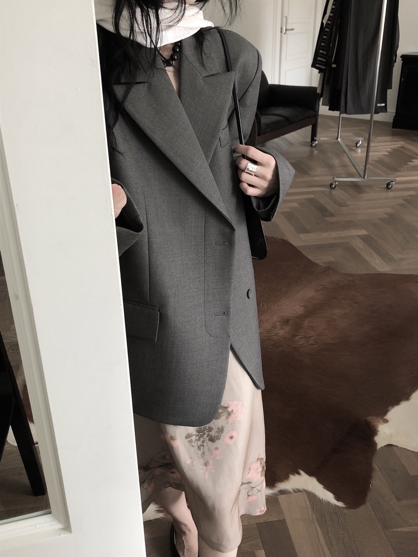 LE BUTTER韓國代購女裝新款休閑時尚熱賣西裝西服不含圍巾LE BUTTER西裝/西服
