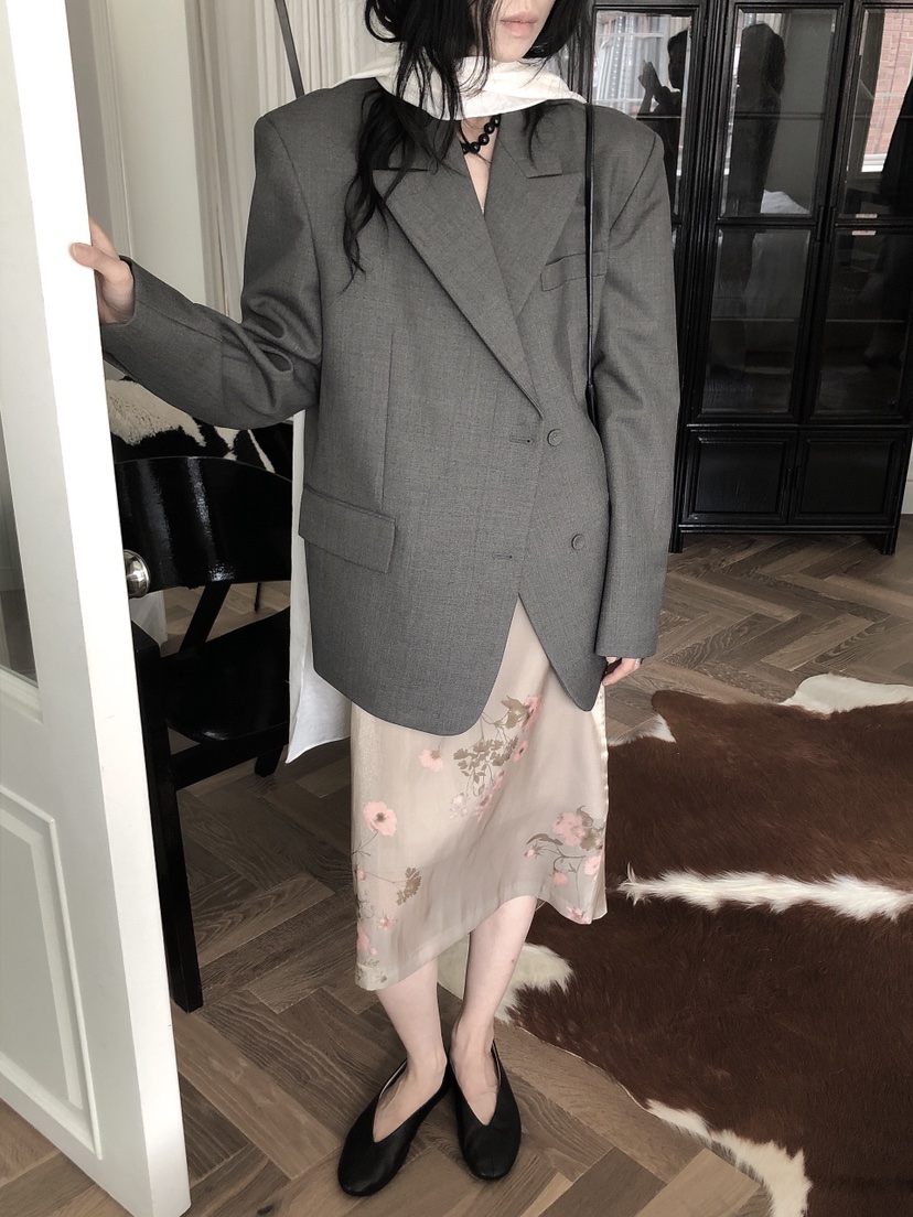 LE BUTTER韓國代購女裝新款休閑時尚熱賣西裝西服不含圍巾LE BUTTER西裝/西服