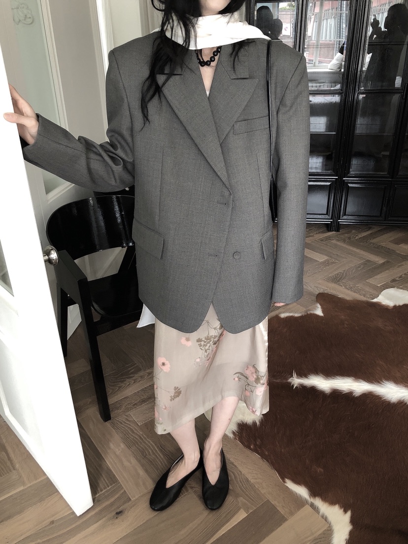 LE BUTTER韓國代購女裝新款休閑時尚熱賣西裝西服不含圍巾LE BUTTER西裝/西服