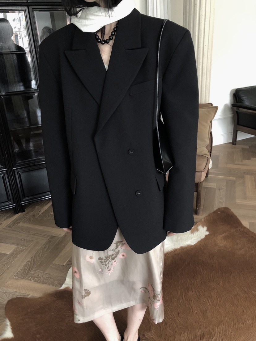 LE BUTTER韓國代購女裝新款休閑時尚熱賣西裝西服不含圍巾LE BUTTER西裝/西服圖色2